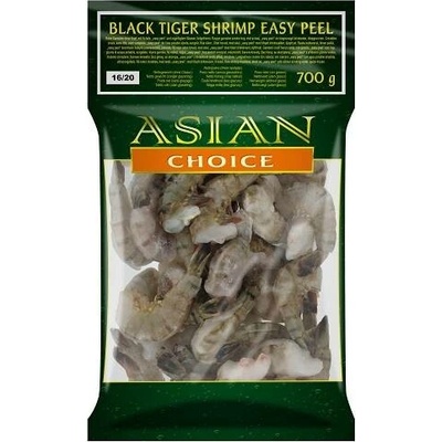 Asian Choice Mražené tygří krevety bez hlavy 16/20 lehce loupatelné 1 kg – Zboží Dáma
