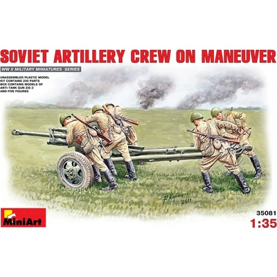 MiniArt Soviet Artillery Crew On Maneuver & ZiS-3 35081 1:35
