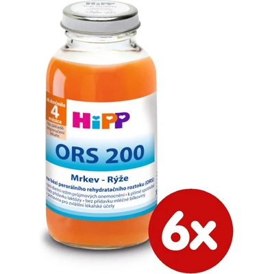HiPP ORS 200 Mrkev-rýže 6 x 200 ml – Zboží Dáma