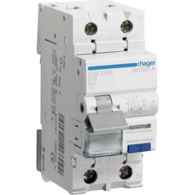 Hager ACS916D 2-pólový 16 A 0.01 A 240 V