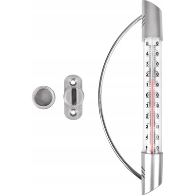 ТЕРМОМЕТЪР СТЕНЕН МОНТАЖ 8х23см СРЕБРИСТ (cy8901290)