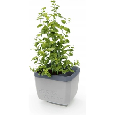 Gusta Garden Květináč plast šedý 20 x 20 x 25 cm