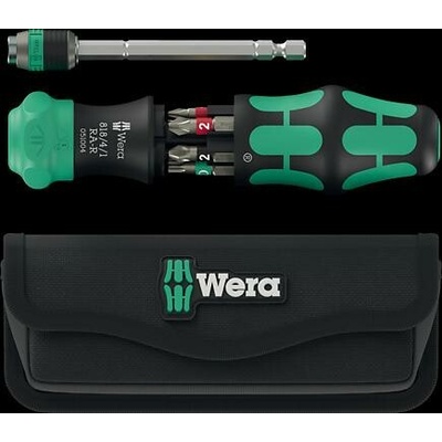 Wera 051514 Ruční šroubovák s ráčnou Kraftform Kompakt 20 RA-R včetně bitů. V pouzdru (Sada 6 dílů)