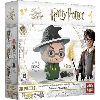 EDUCA 3D puzzle Harry Potter: Minerva McGonagallová 39 ks