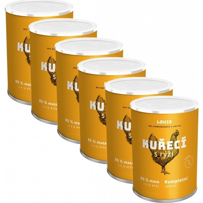 Louie Kuřecí s rýží 6 x 1200 g