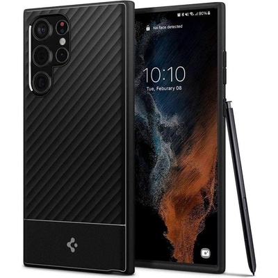 Spigen Core Armor - силиконов (TPU) калъф с висока степен на защита за Samsung Galaxy S22 Ultra (черен)