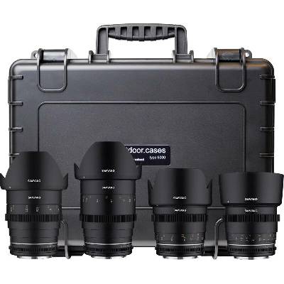 Samyang 4 KIT 24/35/50/85 VDSLR MK2 Sony FE + Hardcase