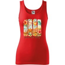 Dámske tielko Summer vibes každý deň Červená