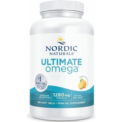 Nordic Naturals Ultimate Omega Lemon 1280 mg 180 softgel kapsúl