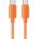 USAMS iPhone 14 Plus / 14 Pro Max / 14 Pro USAMS U98 кабел за данни Type-C - Lightning, 100 см, ОРАНЖЕВ SJ788USB03 (SJ788USB03)