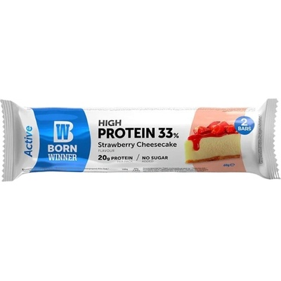 Born Winner Active 33% High Protein Bar [60 грама] Ягодов Чийзкейк