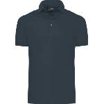 Daiber JN 1302 / Мъжка поло тениска slim fit от джърси - графит M (02130207502)