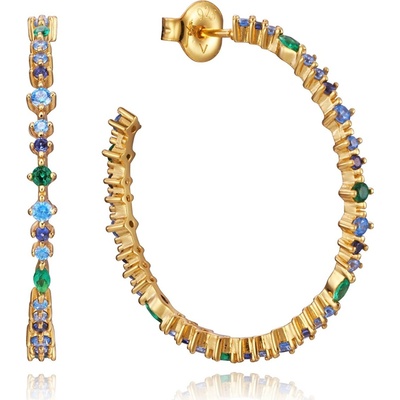 Viceroy Pozlátené kruhy s farebnými zirkónmi Elegant 13136E100-39