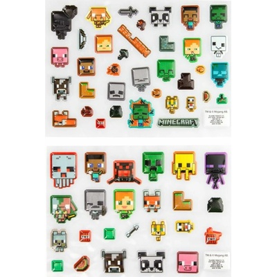 Samolepky Minecraft Puffy