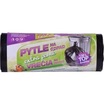 Vipor Pytle Top 120l 14µm 20ks černé extra pevné
