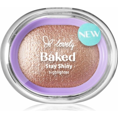 Lovely Baked Stay Shiny Highlighter zapečený rozjasňovač 03 4 g