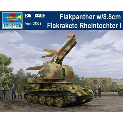 Trumpeter Flakpanther w 8.8 cm Flakrakete Rheintochter I 1:35