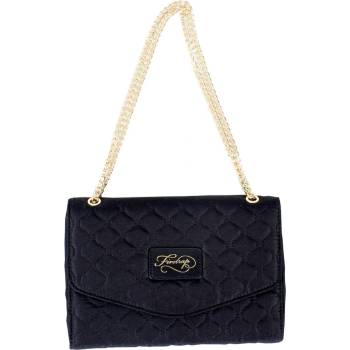Firetrap Quilted Clutch Bag black/gold
