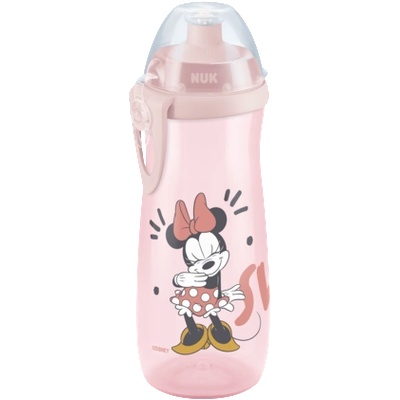 Nuk Шише NUK - Sports cup, Mickey, 450 ml, 24+ месеца, розово (10255413-розов)