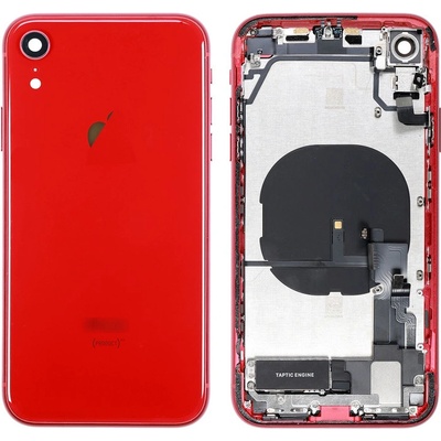 Apple iPhone XR - Zadní Housing - červený s malými instalovanými díly