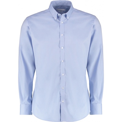 Kustom Kit pánská slim fit košile KK182 light blue