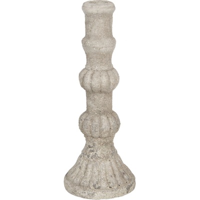 Šedý cementový svícen Florent S - Ø 12*32 cm - Clayre & Eef