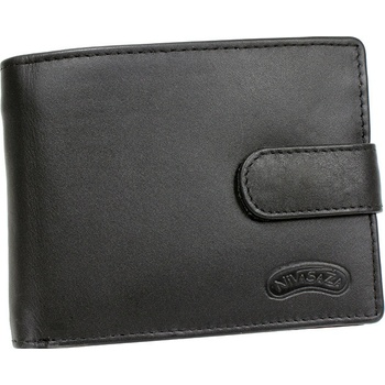 Nivasaža Pánská kožená peněženka N55 MLN B černá