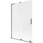 Mexen Velar L параван за вана с две плъзгащи се крила 120 x 150 cm, матирано, метален цвят - 896-120-003-31-95 (896-120-003-31-95)