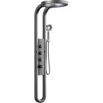 Inter Ceramic Хидромасажен душ панел 3617GG GUN GREY, Inter Ceramic, 155.5x40.2х58см (3617GG)