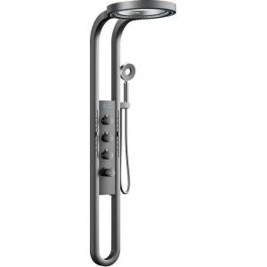 Inter Ceramic Хидромасажен душ панел 3617GG GUN GREY, Inter Ceramic, 155.5x40.2х58см (3617GG)