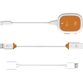 Image 1 of j5create j5 create JVAW61 Screencast Безжичен USB-C към HDMI екстендер (JVAW61)