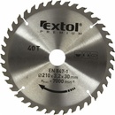 EXTOL PREMIUM Kotouč pilový s SK plátky, O 210x3,0x30mm, 40T (8803236)