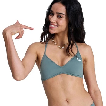 Roxy Essentials SD Athletic Triangle bikini top - Grey (Agave Green)