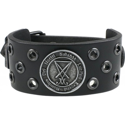 Leather & Steel Fashion náramok unisex ring black LSF1 67