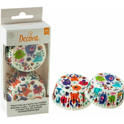 Decora košíky na muffiny Monsters