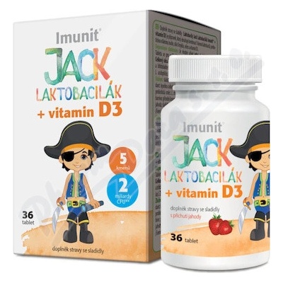 Imunit Jack Laktobacilák Laktobacily 36 tabliet