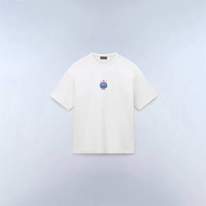 NAPAPIJRI Мъжка тениска NAPAPIJRI Napa Krous Tee Mens - White Heron