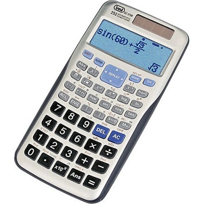 Trevi, SC 3790, vědecká, 252 matematických funkcí, LCD displej, pevný obal, automatické vypnutí, baterie/solar