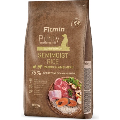 Fitmin Dog Purity Rice Semimoist Rabbit & Lamb 0,8 kg