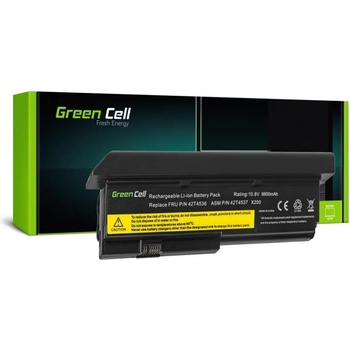 Image 1 of Green Cell IBM Lenovo ThinkPad X200 X201 X201i 42T4534 10.8V 6600mAh GREEN CELL (LE22)