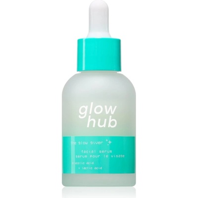 Glow Hub The Glow Giver озаряващ серум за лице с гликолова киселина 30ml