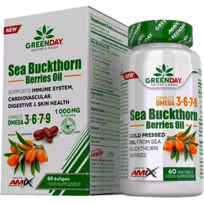 Amix GreenDay Sea buckthorn berries oil 60 softgels