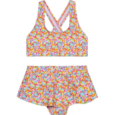 Color Kids Детски комплект бикини Color Kids Kid's Bikini with Skirt AOP Bikini - Cabbage - размер 98 (EU) (750-2559-0112)