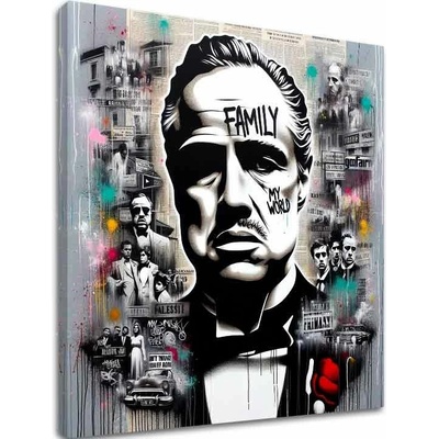 Obraz The Godfather - Mafiánsky Boss | rôzne rozmery - 60x60 cm