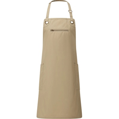 Premier Zástěra Barley PR 121 s laclem a bočními kapsami COT390121za499-khaki/brown
