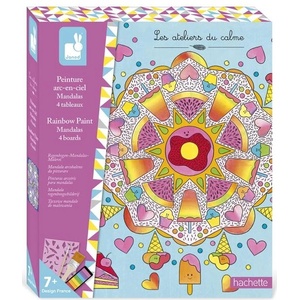 Janod Atelier Комплект Maxi Дъгово рисуване Мандали от 7 години (J07992)