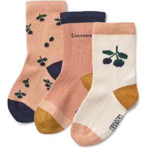LIEWOOD Детски спортни чорапи LIEWOOD Kid's Silas Socks 3-Pack Sports socks - Berry / Pale Tuscany - размер 19-21 (EU) (207-2282-0212)