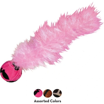Kong loptička s boa 4 cm