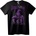 NOONEBRAND Тениска Лилав ужас на Boogie Man - 2XL, White
