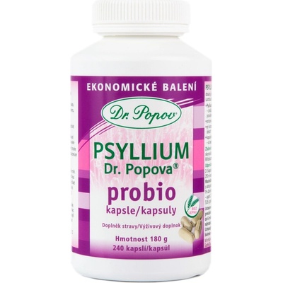 Dr.Popov Psyllium Probio 240 kapsúl